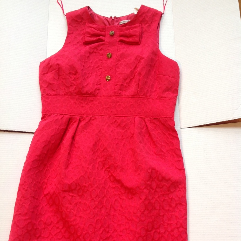 Sandra Darren Pink Dress Coral Sleeveless NWT Plus